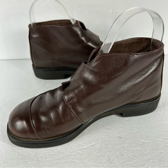 Naot Brown Leather Ankle Boots Classic Design 37 - Picture 3 of 10